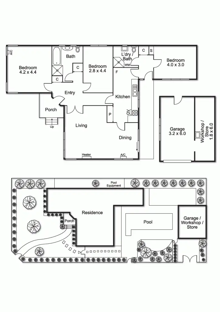 Floorplan of Homely house listing, 575 South Road, Bentleigh VIC 3204