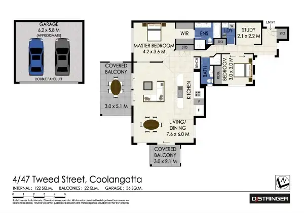 Floorplan of Homely unit listing, 4/47 Tweed Street 'Sundance', Coolangatta QLD 4225