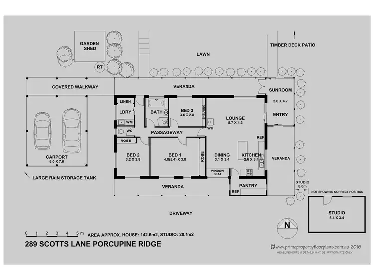 Floorplan of Homely house listing, 289 Scotts Lane, Porcupine Ridge VIC 3461