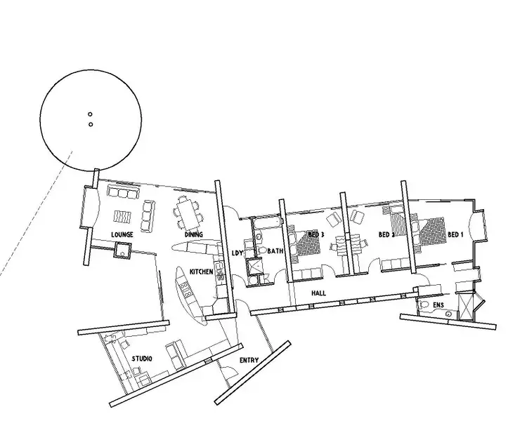Floorplan of Homely house listing, 227 Alma Road, Beechworth VIC 3747