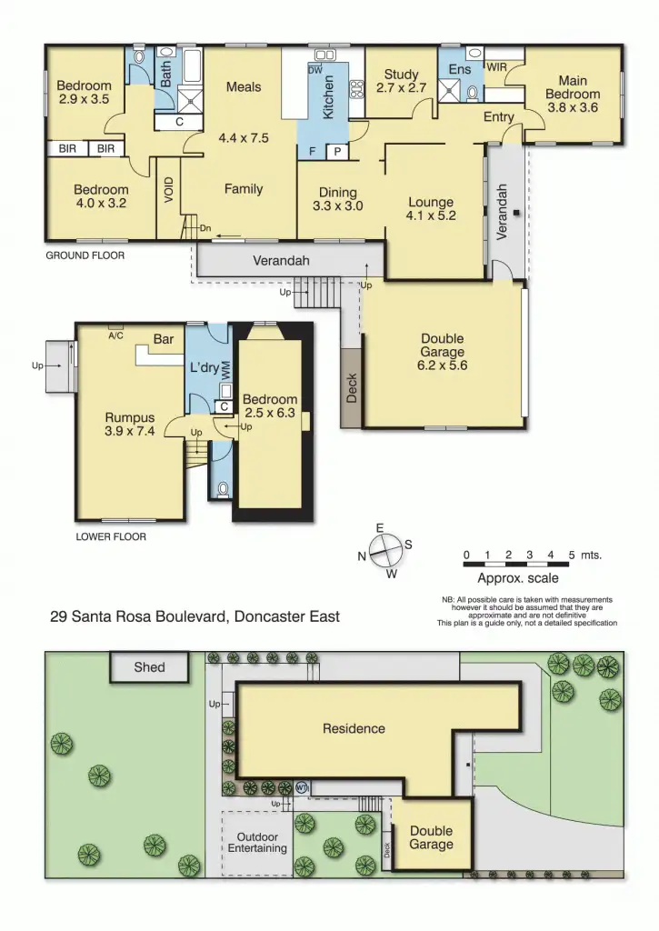 Floorplan of Homely house listing, 29 Santa Rosa Boulevard, Doncaster East VIC 3109