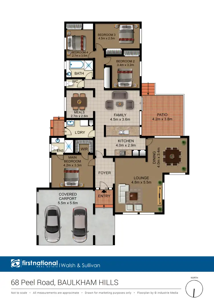 Floorplan of Homely house listing, 68 Peel Road, Baulkham Hills NSW 2153