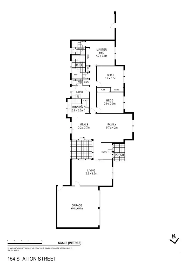 Floorplan of Homely house listing, 154 Station Street, Epsom VIC 3551