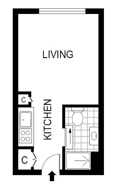 Floorplan of Homely apartment listing, 708/139 Bouverie Street, Carlton VIC 3053
