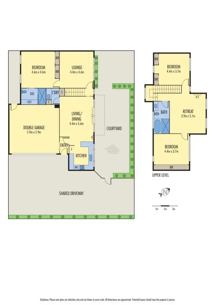 Floorplan of Homely townhouse listing, 2/481 Ryrie Street, East Geelong VIC 3219