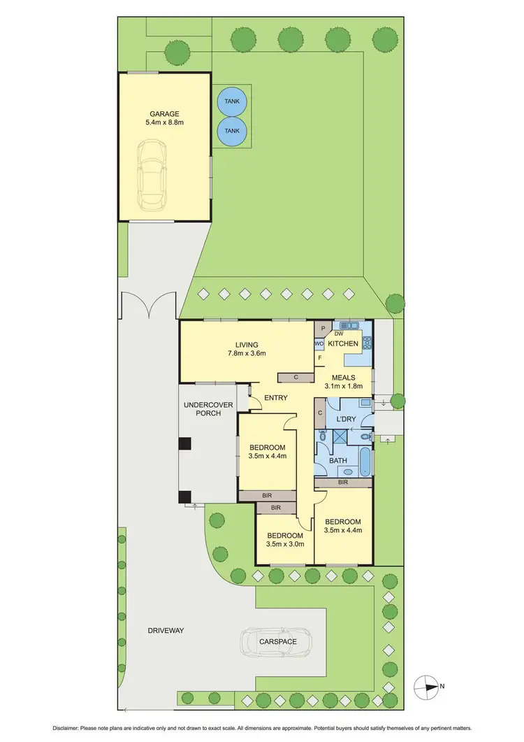 Floorplan of Homely house listing, 533 Clayton Road, Clayton South VIC 3169