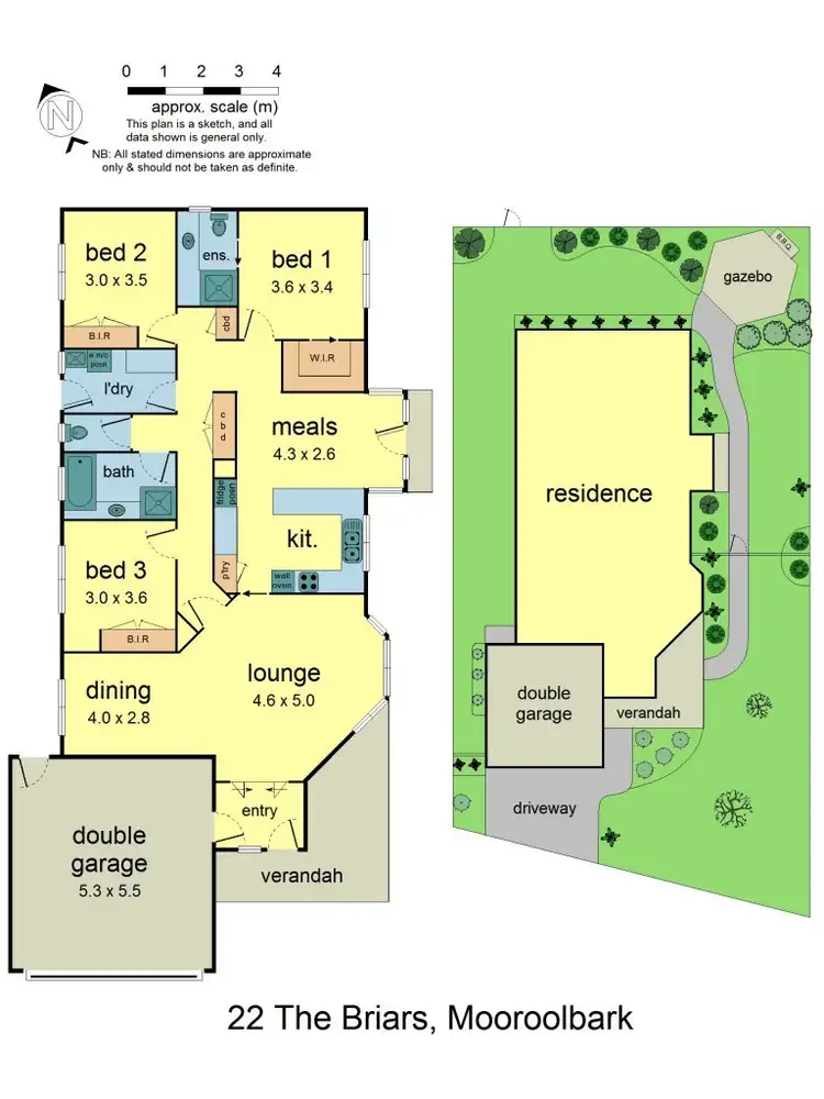 Floorplan of Homely house listing, 22 The Briars, Mooroolbark VIC 3138