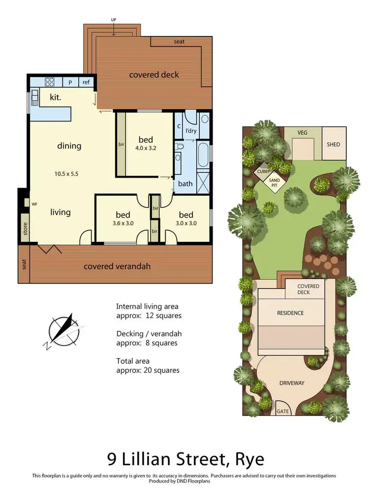 Floorplan of Homely house listing, 9 Lillian Street, Rye VIC 3941