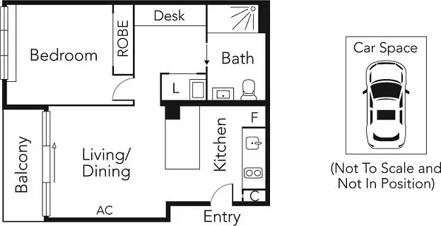 Floorplan of Homely apartment listing, 20/264 Drummond Street, Carlton VIC 3053