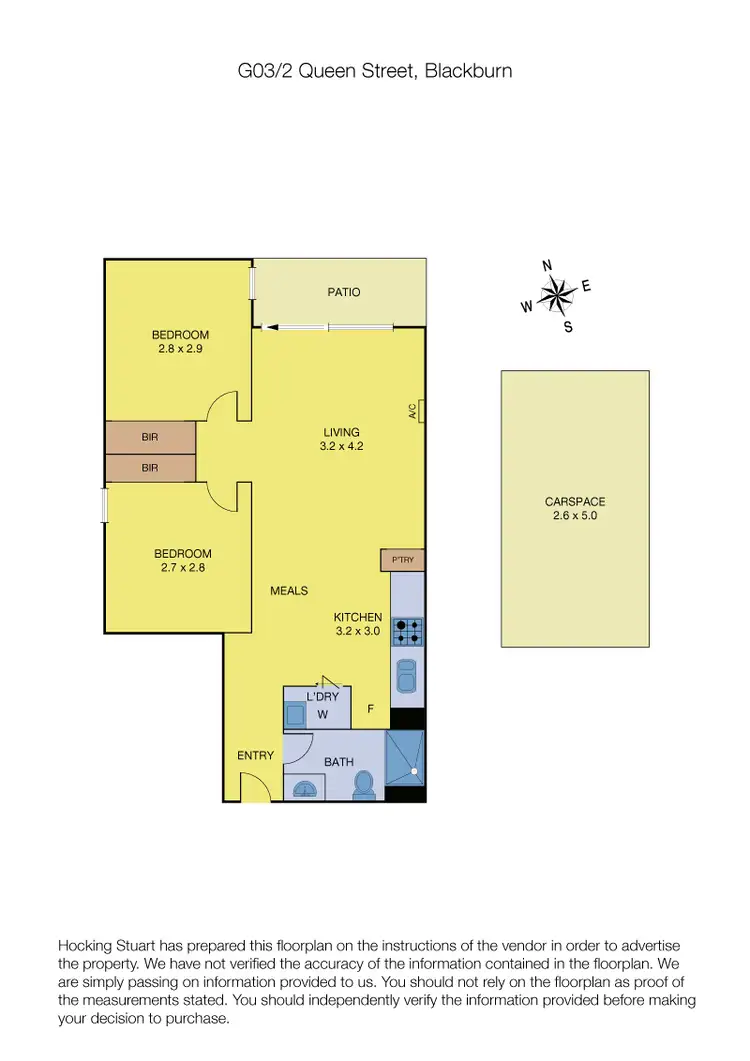 Floorplan of Homely apartment listing, G03/2 Queen Street, Blackburn VIC 3130