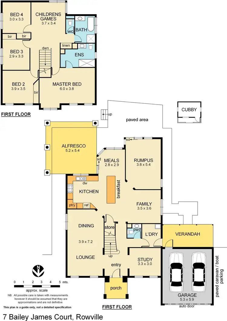 Floorplan of Homely house listing, 7 Bailey James Court, Rowville VIC 3178