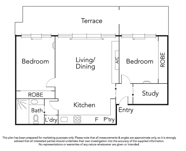 Floorplan of Homely apartment listing, 503/19 Pickles Street, Port Melbourne VIC 3207