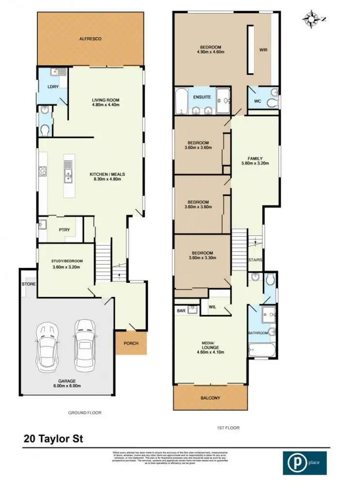 Floorplan of Homely house listing, 20a Taylor Street, Balmoral QLD 4171