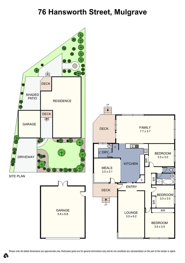 Floorplan of Homely house listing, 76 Hansworth Street, Mulgrave VIC 3170