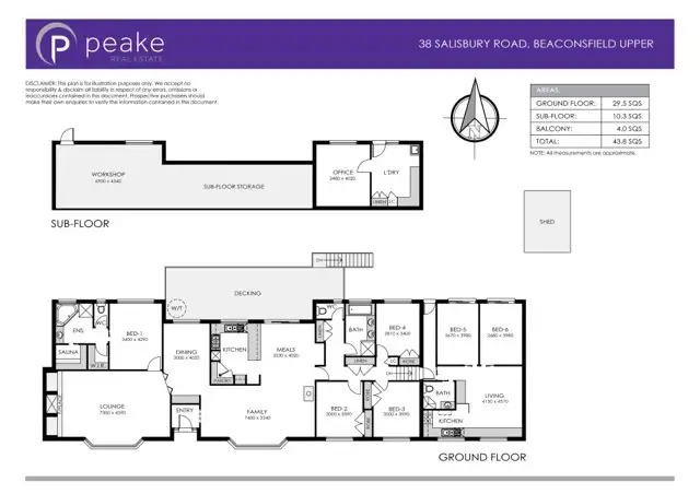 Floorplan of Homely house listing, 38 Salisbury Road, Beaconsfield Upper VIC 3808