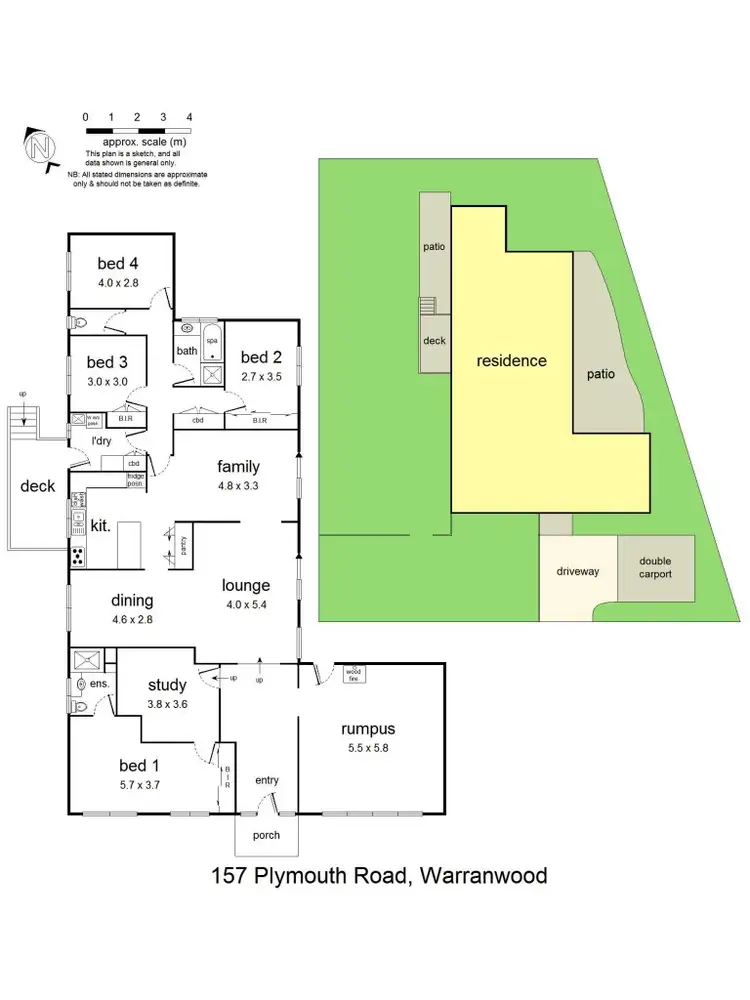 Floorplan of Homely house listing, 157 Plymouth Road, Warranwood VIC 3134