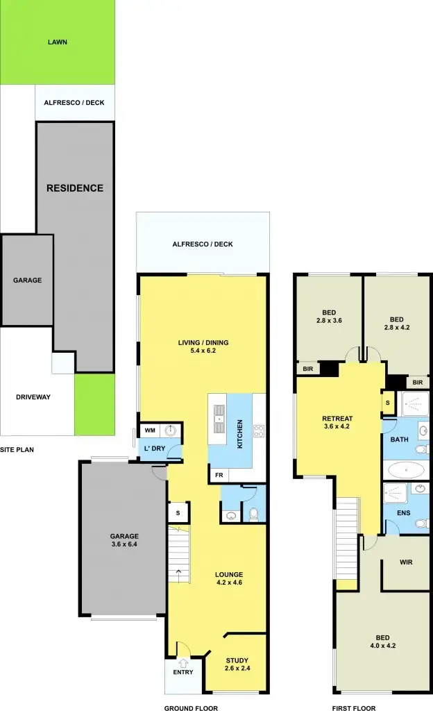 Floorplan of Homely townhouse listing, 3 Merlynston Close, Dallas VIC 3047