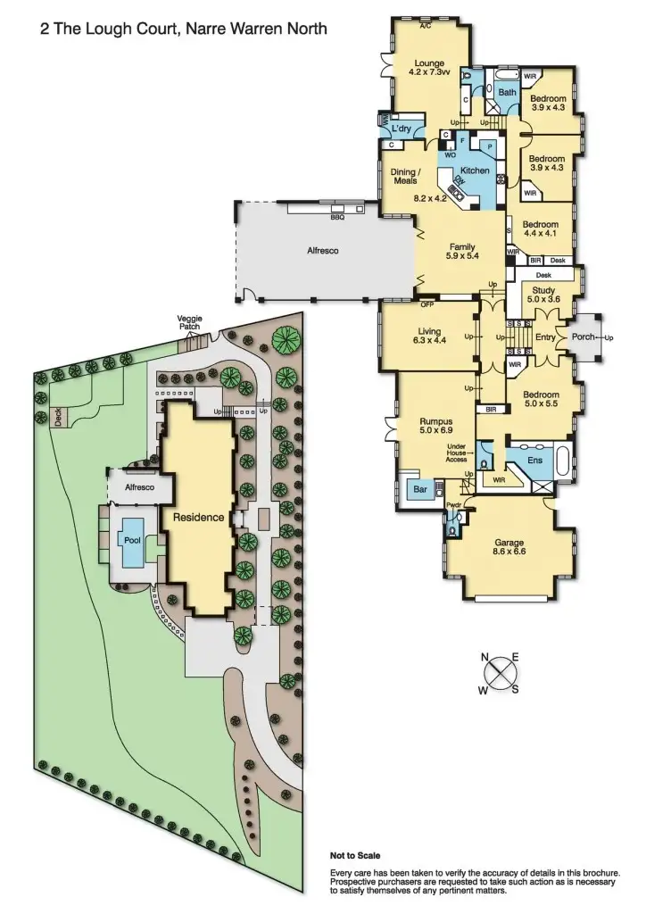Floorplan of Homely house listing, 2 The Lough Court, Narre Warren North VIC 3804