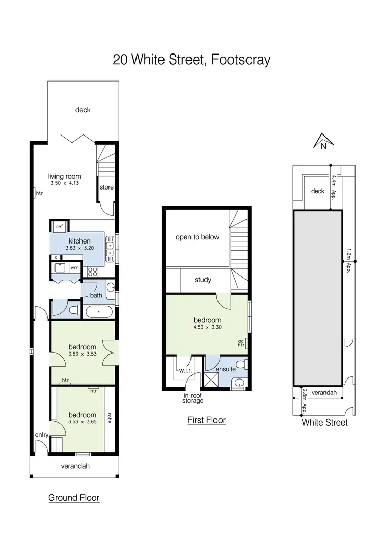 Floorplan of Homely house listing, 20 White Street, Footscray VIC 3011