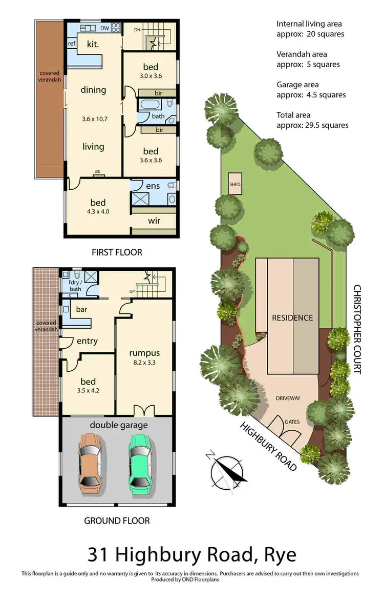 Floorplan of Homely house listing, 31 Highbury Road, Rye VIC 3941