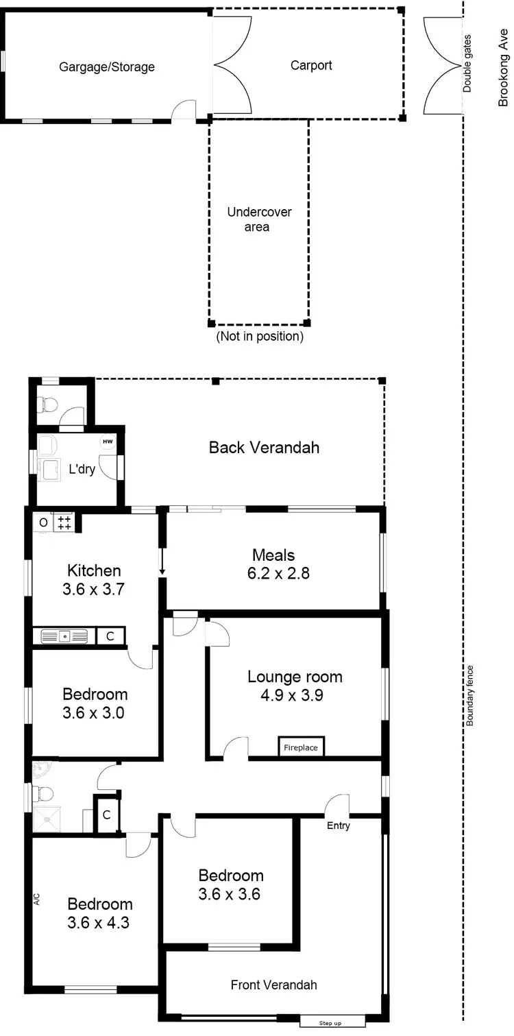 Floorplan of Homely house listing, 198 Edward Street, Wagga Wagga NSW 2650