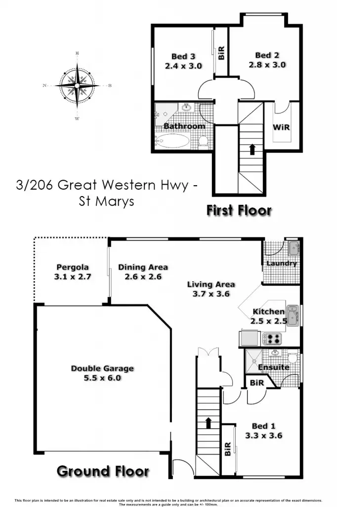 Floorplan of Homely house listing, 3/206 Great Western Highway, St Marys NSW 2760