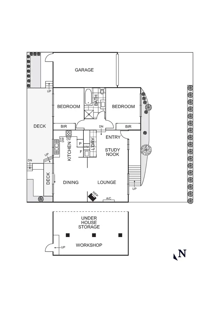 Floorplan of Homely unit listing, 2/50 Para Road, Montmorency VIC 3094