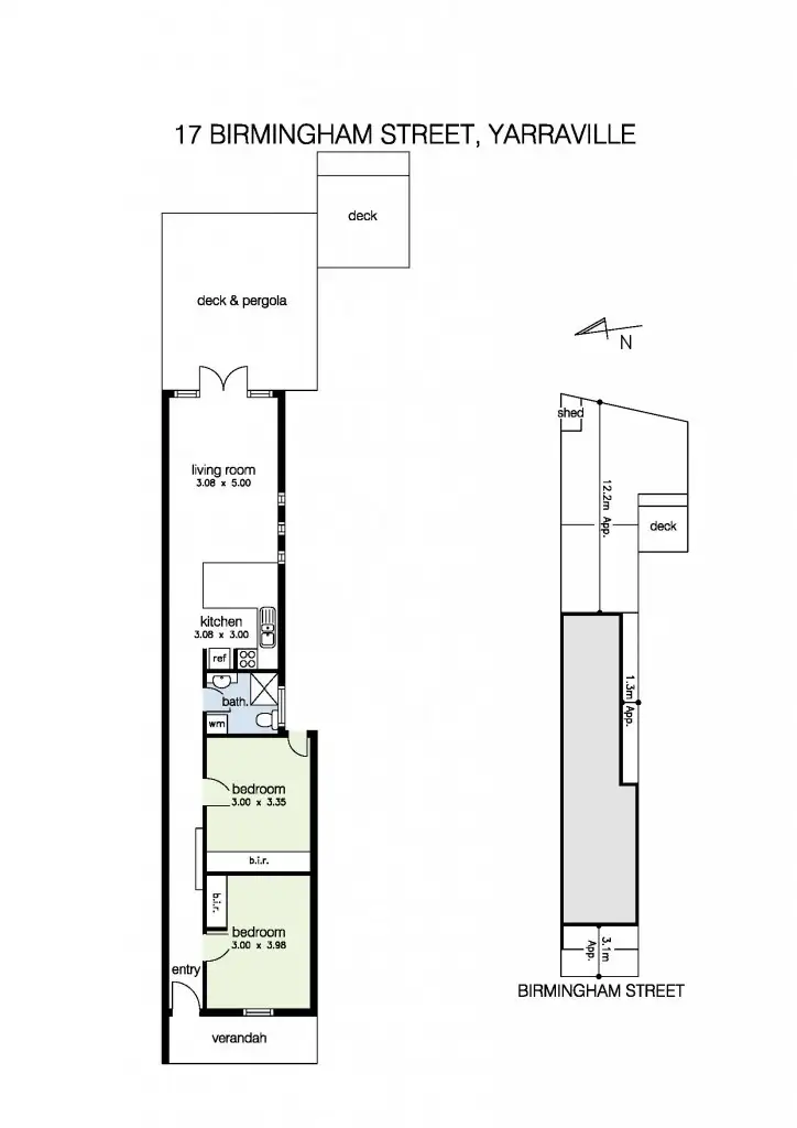 Floorplan of Homely house listing, 17 Birmingham Street, Yarraville VIC 3013