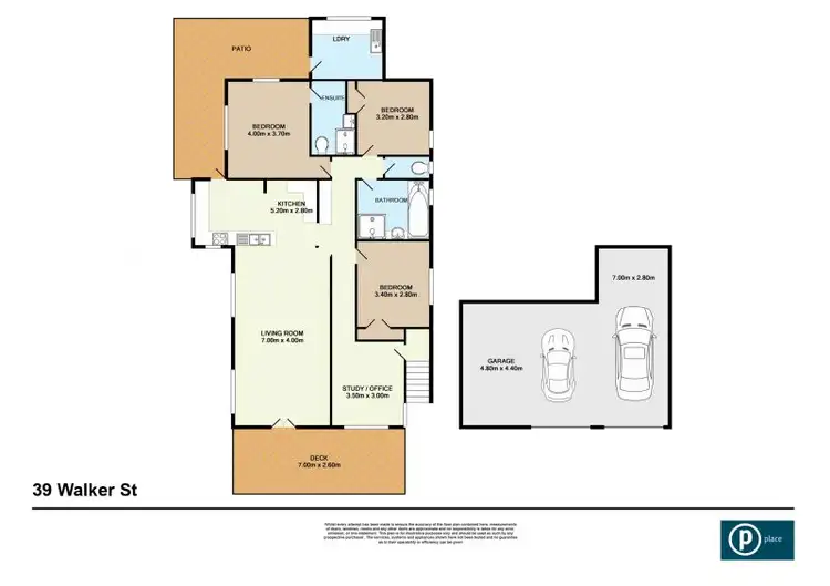 Floorplan of Homely house listing, 39 Walker Street, Coorparoo QLD 4151