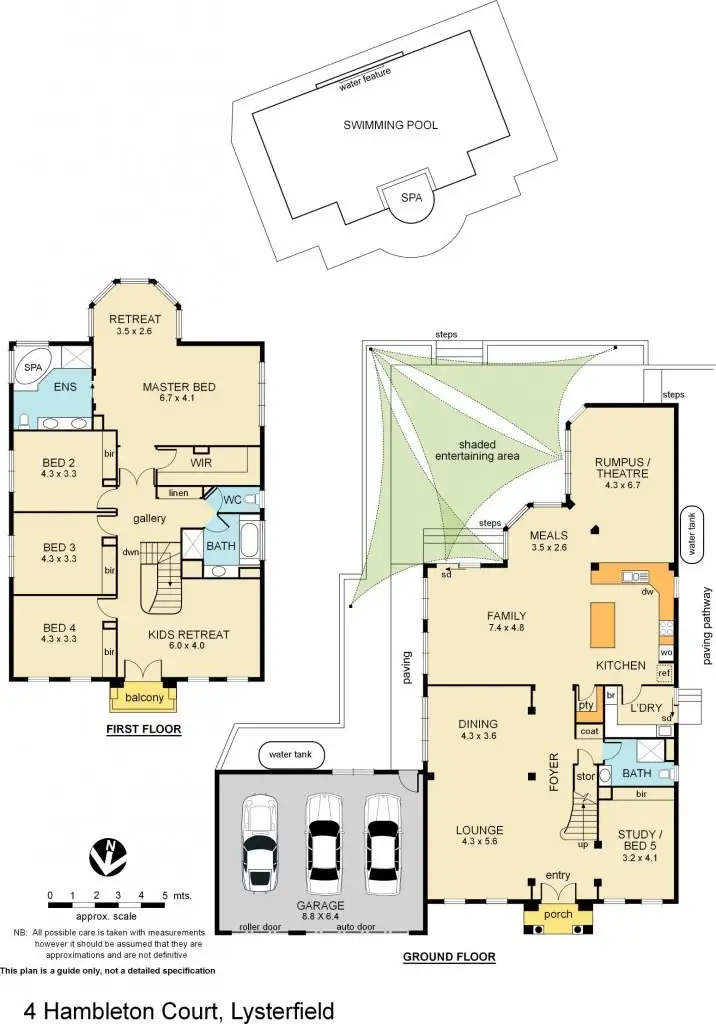 Floorplan of Homely house listing, 4 Hambleton Court, Lysterfield VIC 3156