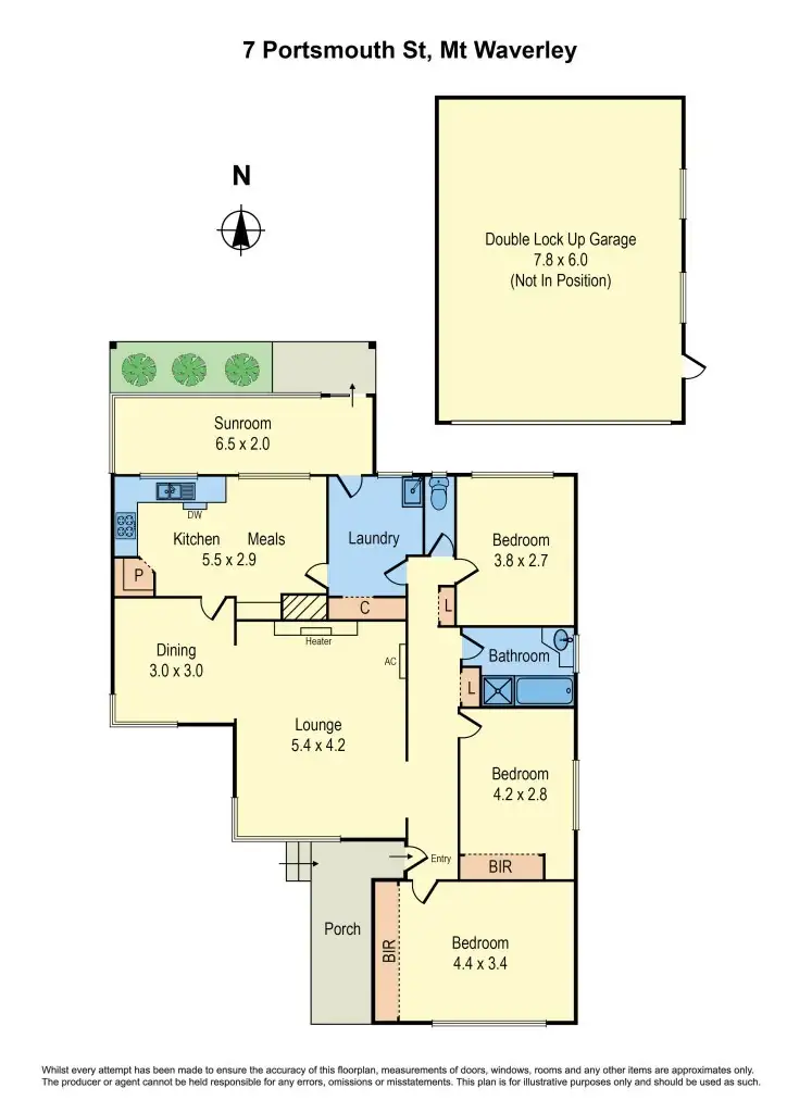 Floorplan of Homely house listing, 7 Portsmouth Street, Mount Waverley VIC 3149