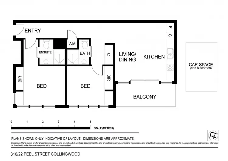 Floorplan of Homely apartment listing, 22 Peel Street, Collingwood VIC 3066