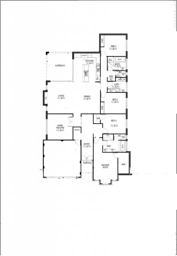 Floorplan of Homely house listing, 6 Jinkins Way, Madeley WA 6065