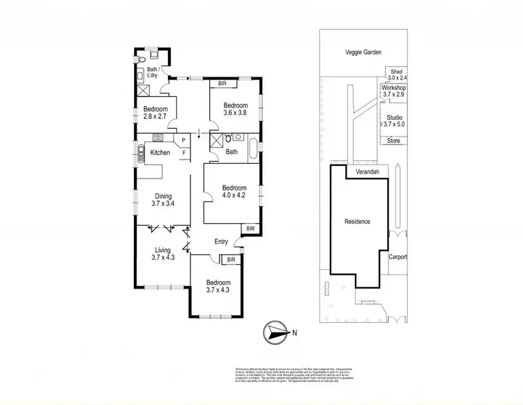 Floorplan of Homely house listing, 5 Murphy Grove, Preston VIC 3072