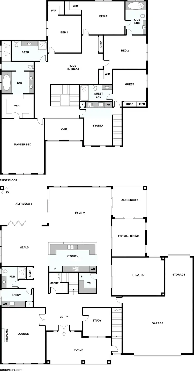 Floorplan of Homely house listing, 22 Glenmaggie Chase, Caroline Springs VIC 3023