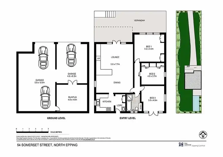 Floorplan of Homely house listing, 54 Somerset Street, Epping NSW 2121
