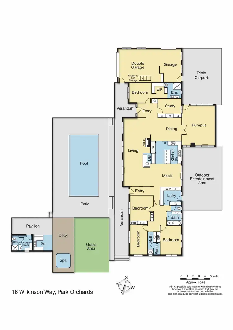 Floorplan of Homely house listing, 16 Wilkinson Way, Park Orchards VIC 3114