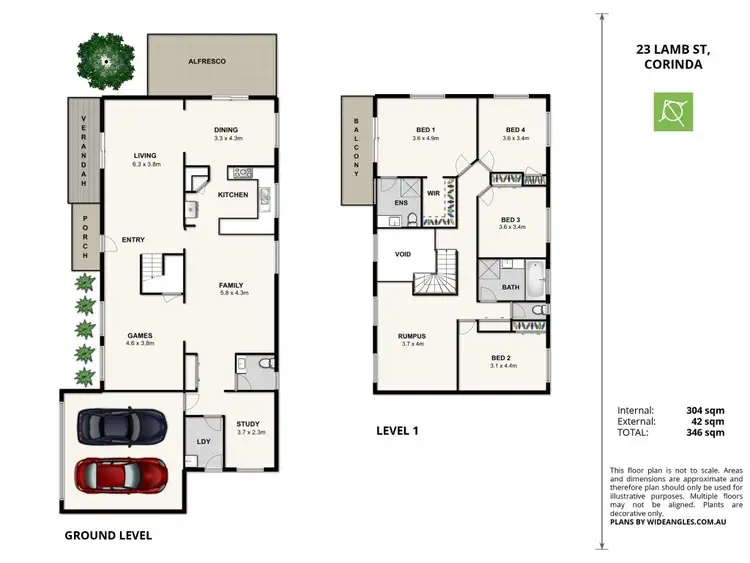 Floorplan of Homely house listing, 23 Lamb Street, Corinda QLD 4075