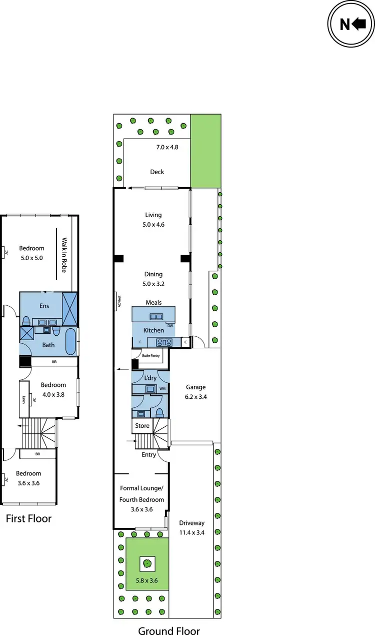 Floorplan of Homely house listing, 6 Dean Street, Yarraville VIC 3013