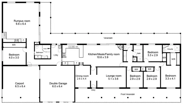 Floorplan of Homely house listing, 1576 Olympic Highway, Wagga Wagga NSW 2650