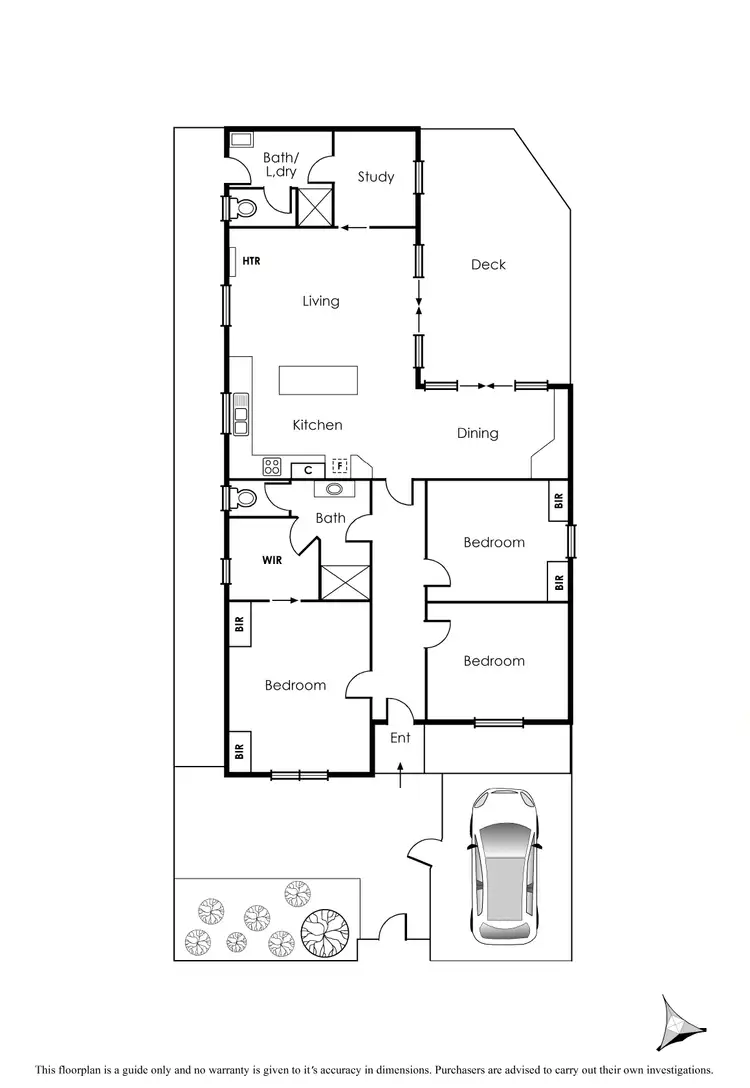 Floorplan of Homely townhouse listing, 25 Florence Street, Mentone VIC 3194