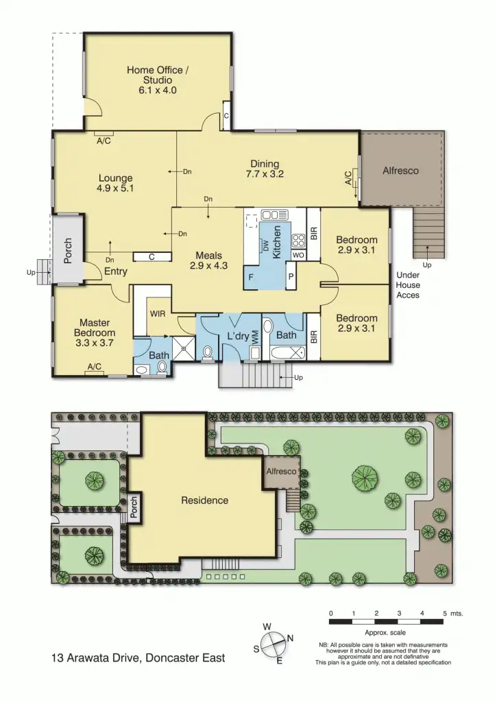Floorplan of Homely house listing, 13 Arawata Drive, Doncaster East VIC 3109
