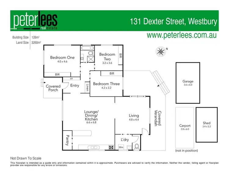 Floorplan of Homely house listing, 131 Dexter Street, Westbury TAS 7303