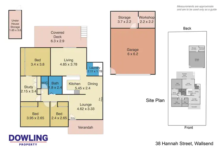 Floorplan of Homely house listing, 38 Hannah Street, Wallsend NSW 2287
