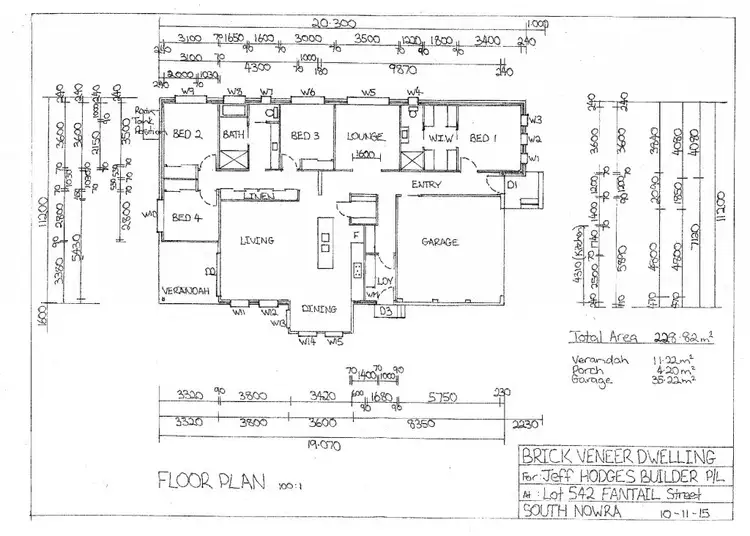 Floorplan of Homely house listing, LOT 542, 28 Fantail Street, South Nowra NSW 2541