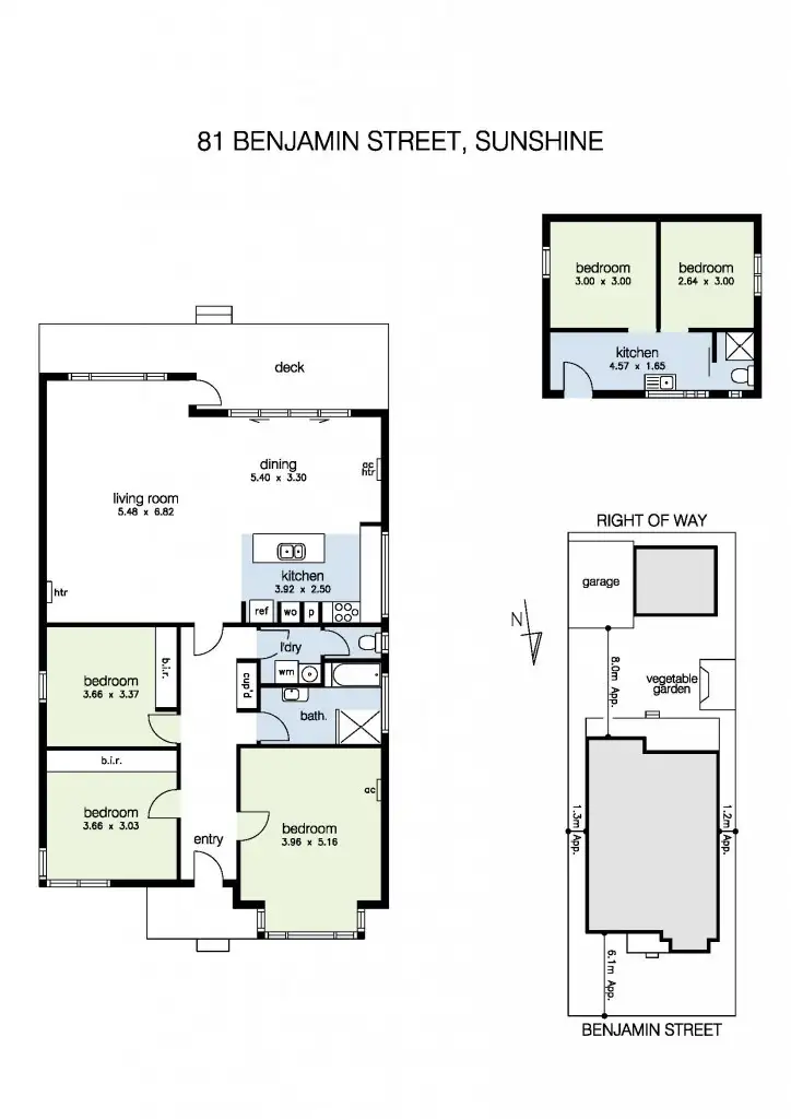 Floorplan of Homely house listing, 81 Benjamin Street, Sunshine VIC 3020