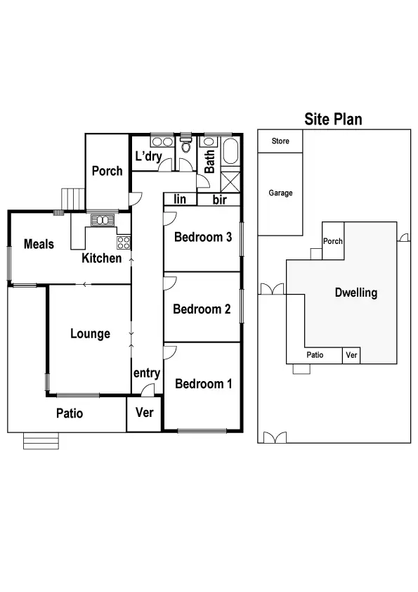 Floorplan of Homely house listing, 52 Rathcown Road, Reservoir VIC 3073