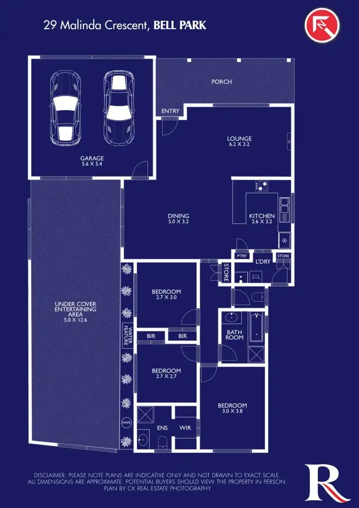 Floorplan of Homely house listing, 29 Malinda Crescent, Bell Park VIC 3215
