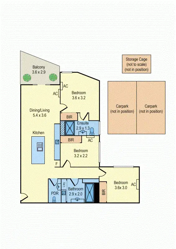 Floorplan of Homely apartment listing, 15/31-35 Como Parade East, Mentone VIC 3194