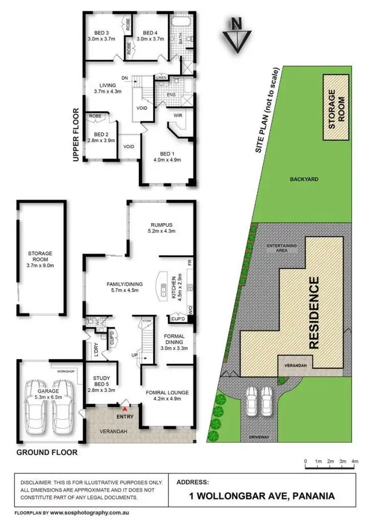 Floorplan of Homely house listing, 1 Wollongbar Avenue, Panania NSW 2213